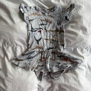 Posh Peanut Shark Bodysuit Dress